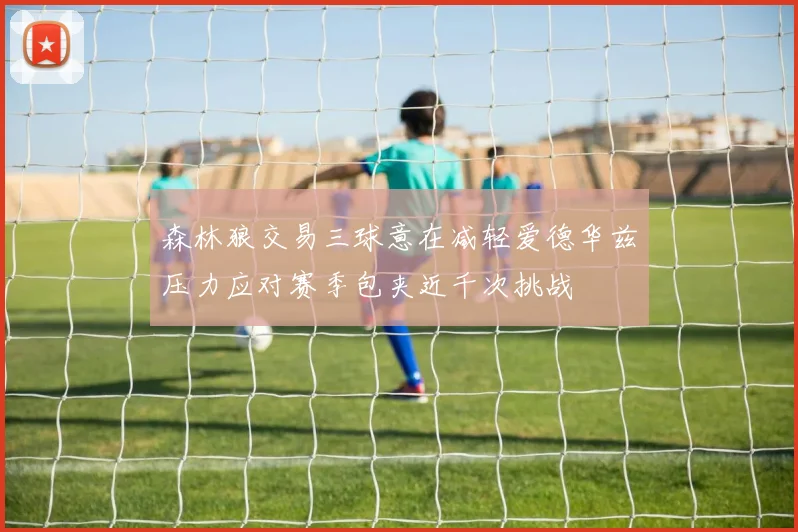 森林狼交易三球意在减轻爱德华兹压力应对赛季包夹近千次挑战